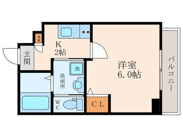 レーヴメゾン尼崎大物の物件間取画像